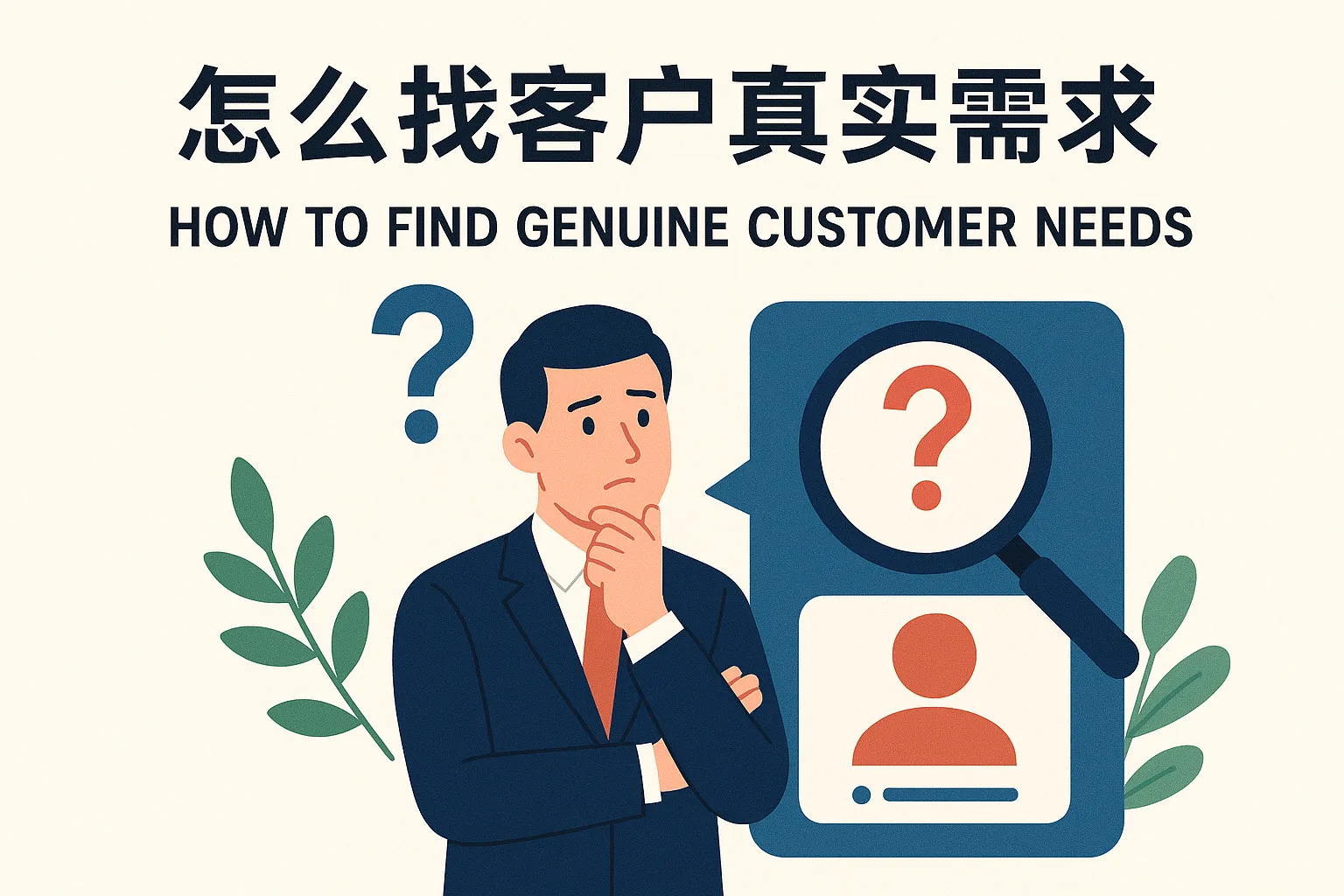 怎么找客户真实需求