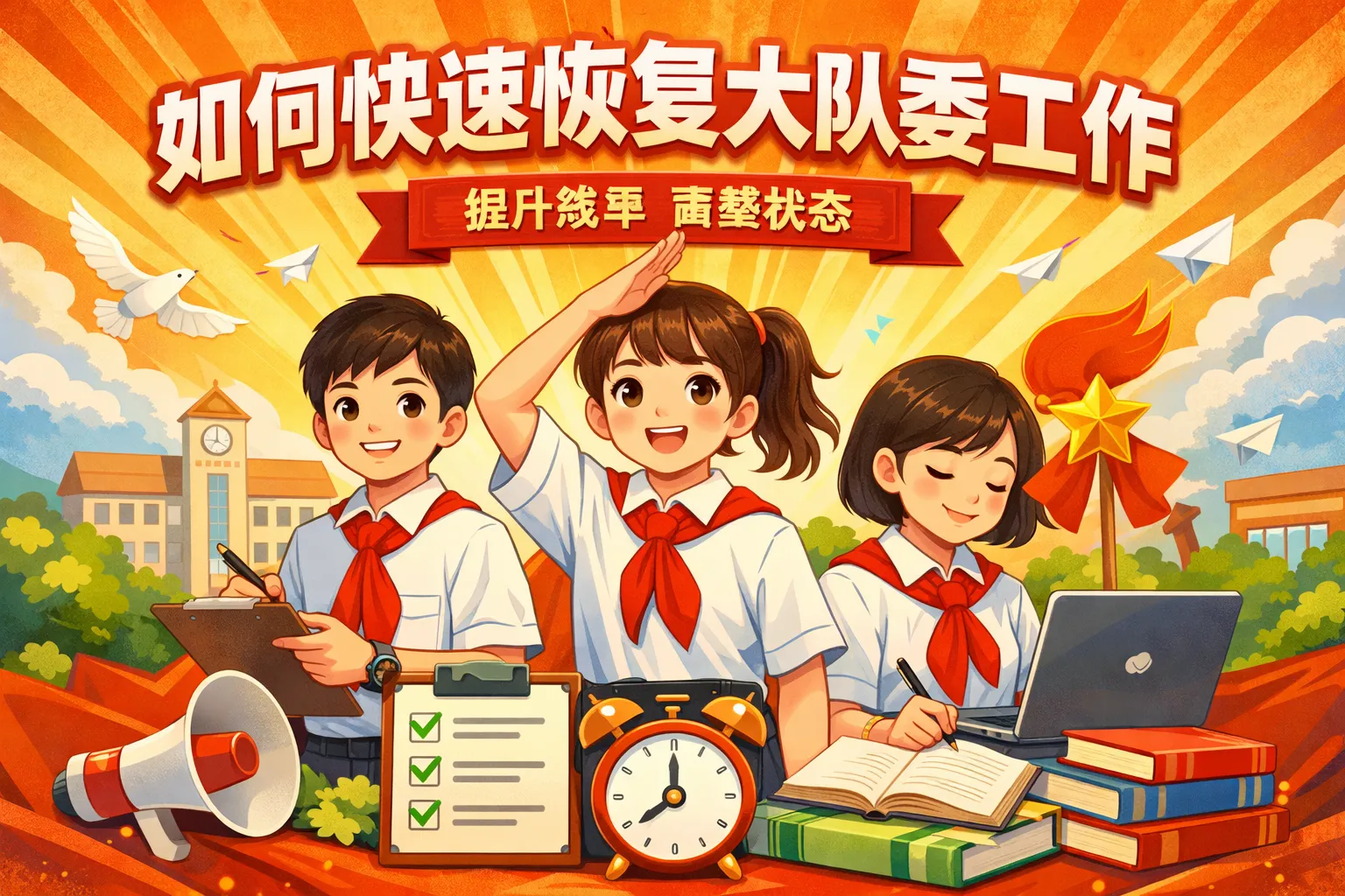 如何快速恢复大队委工作