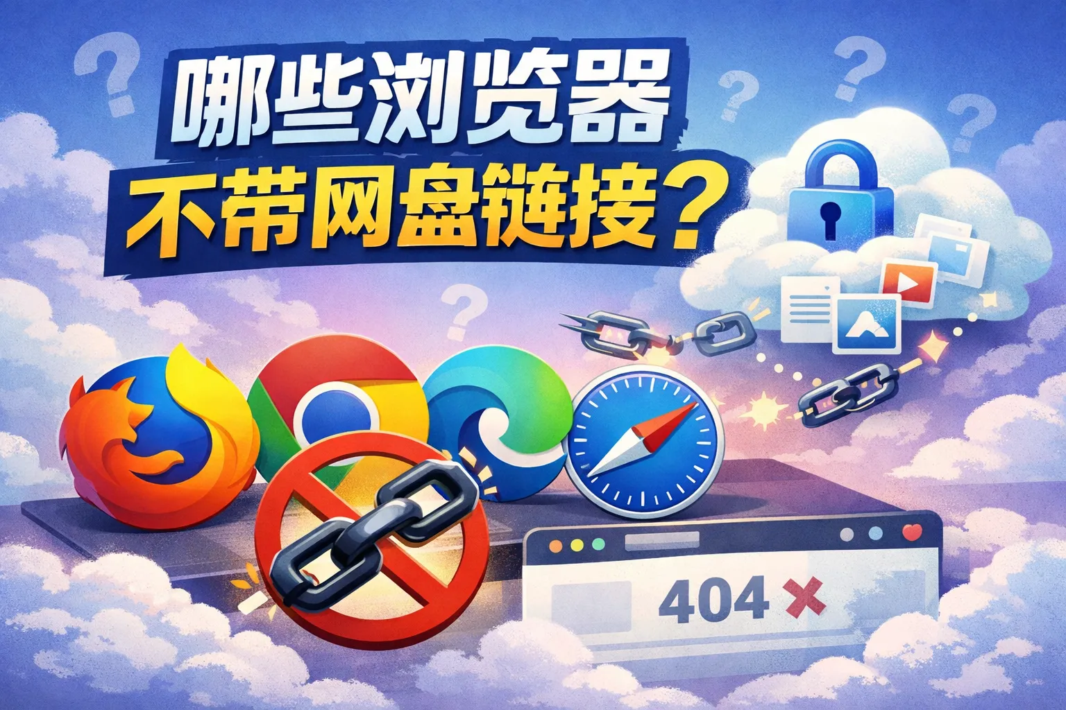 哪些浏览器不带网盘链接