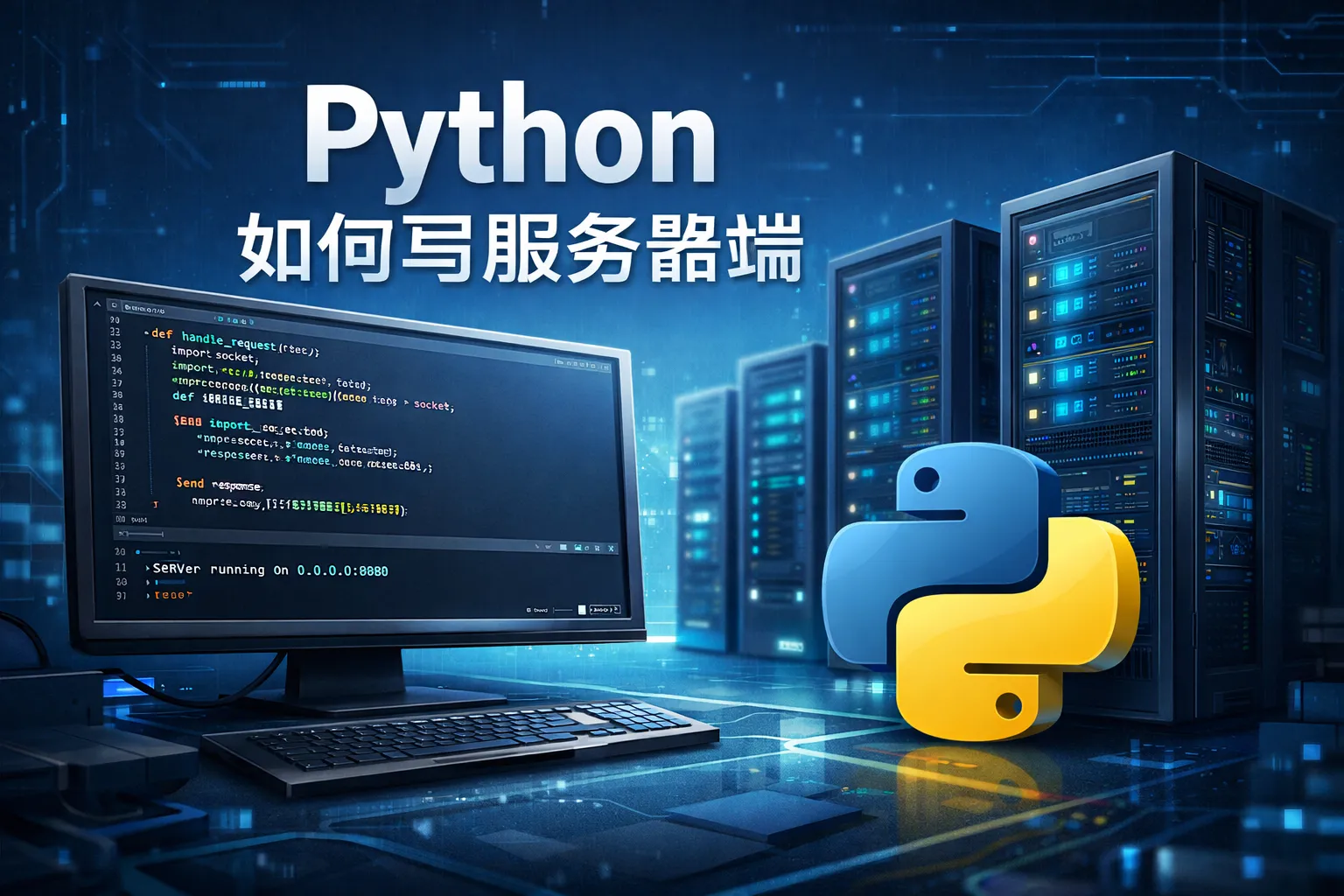 python 如何写服务器端
