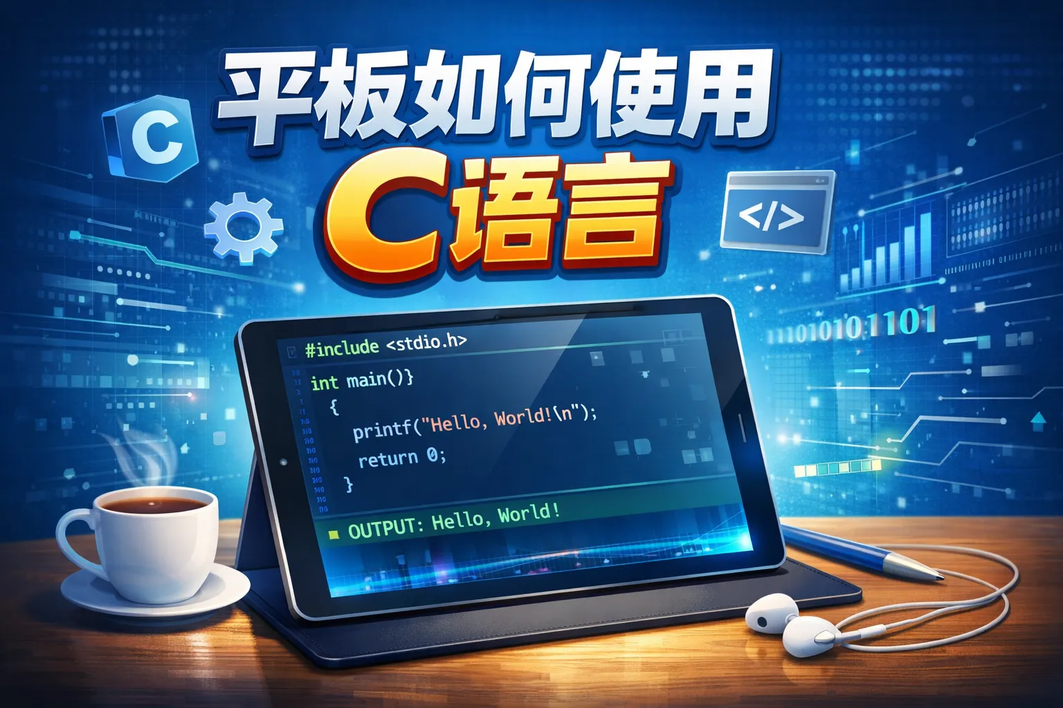 平板如何使用c语言