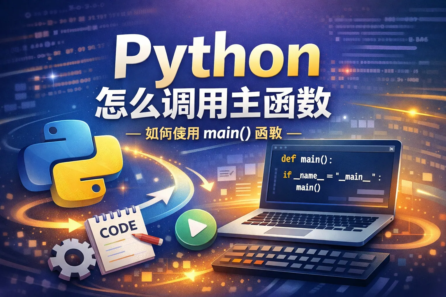 python 怎么调用主函数