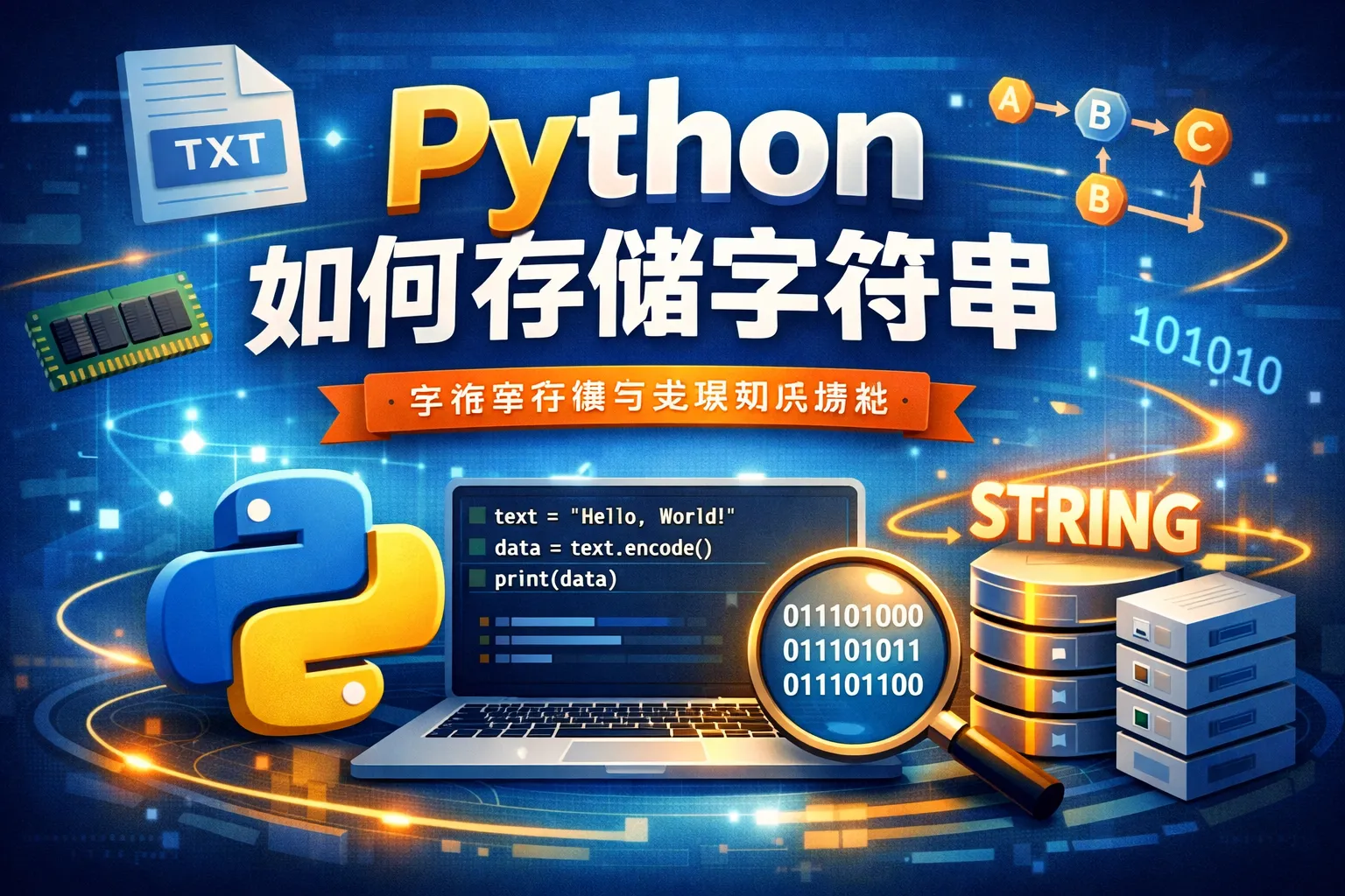 python如何存储字符串