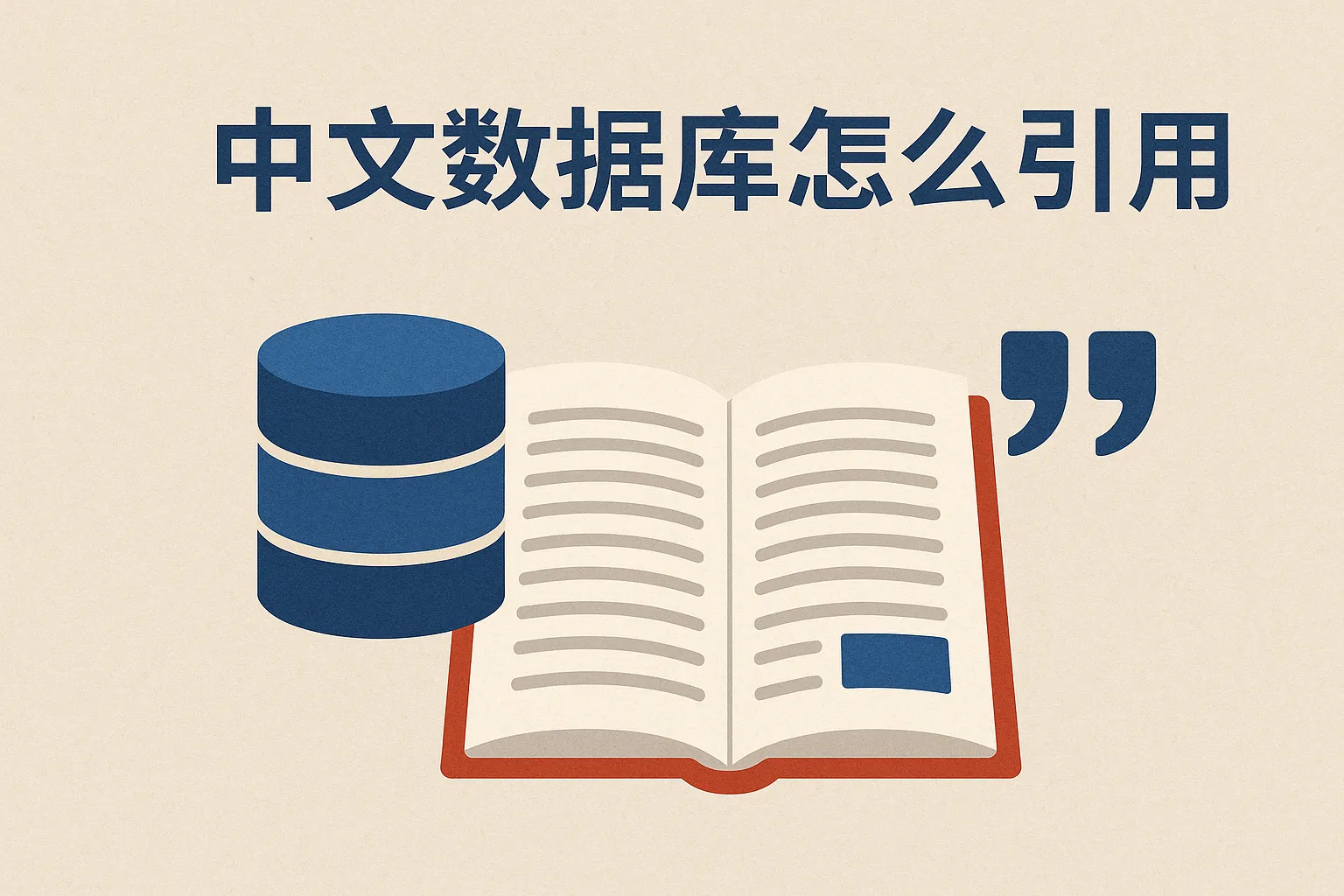 中文数据库怎么引用