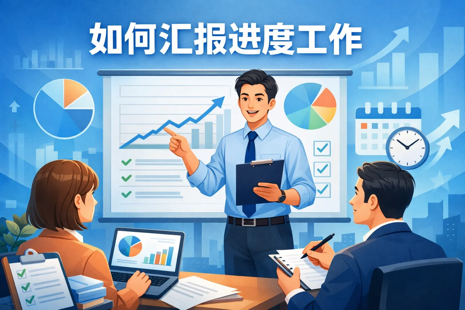 如何汇报进度工作