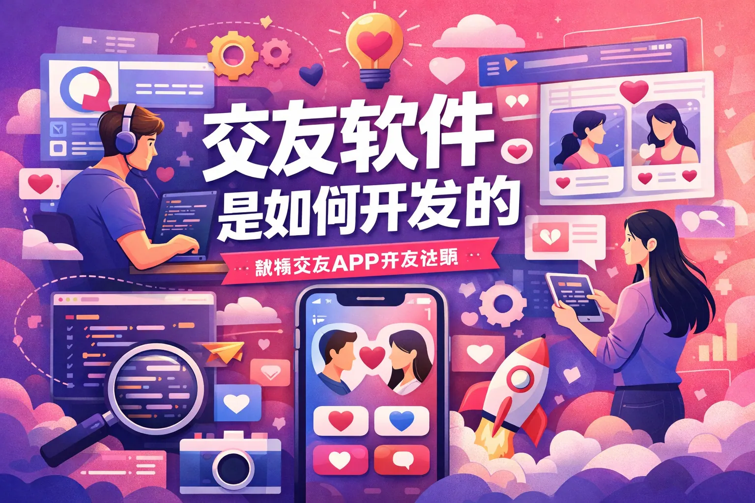 交友软件是如何开发的