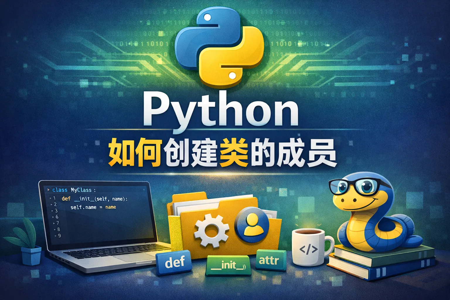 Python如何创建类的成员