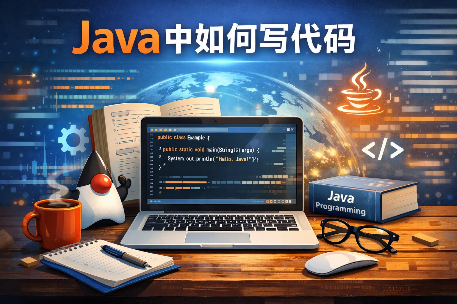 Java中如何写代码