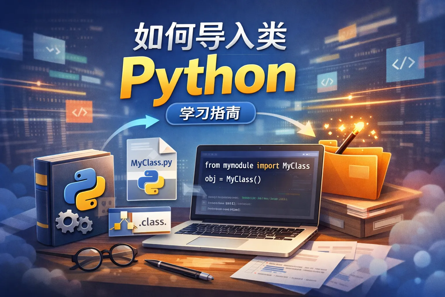 如何导入类python