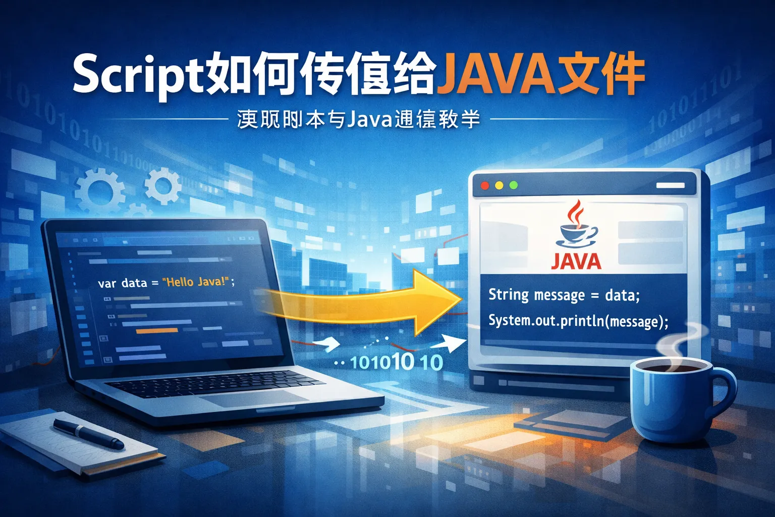 script如何传值给JAVA文件