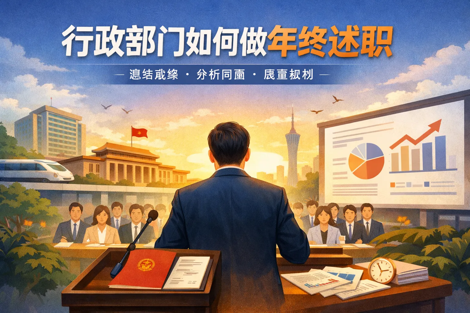 行政部门如何做年终述职