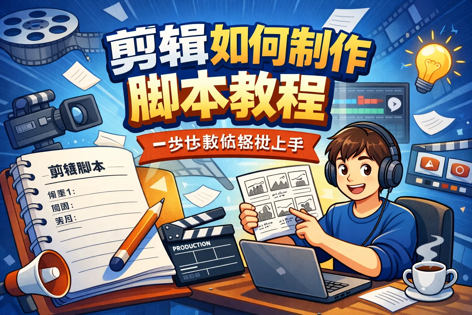 剪辑如何制作脚本教程