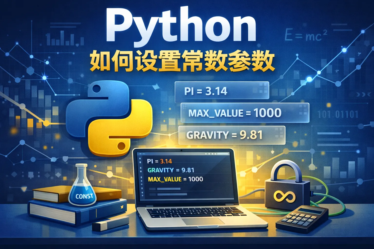 python如何设置常数参数