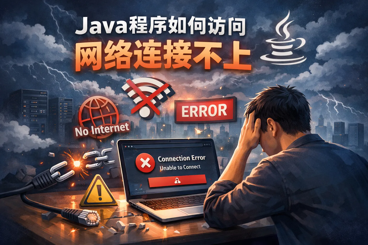 java程序如何访问网络连接不上