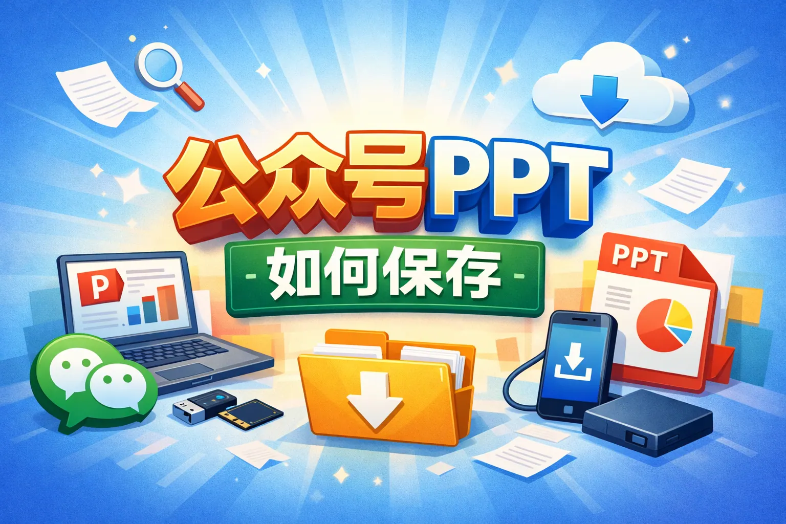 公众号ppt如何保存