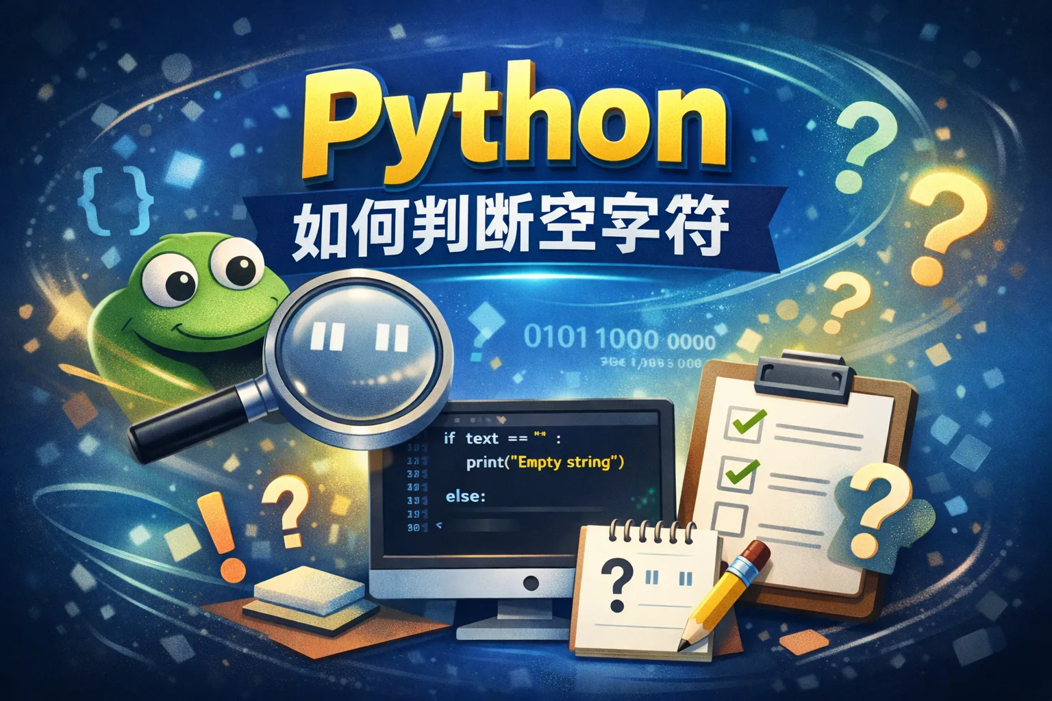 python如何判断空字符