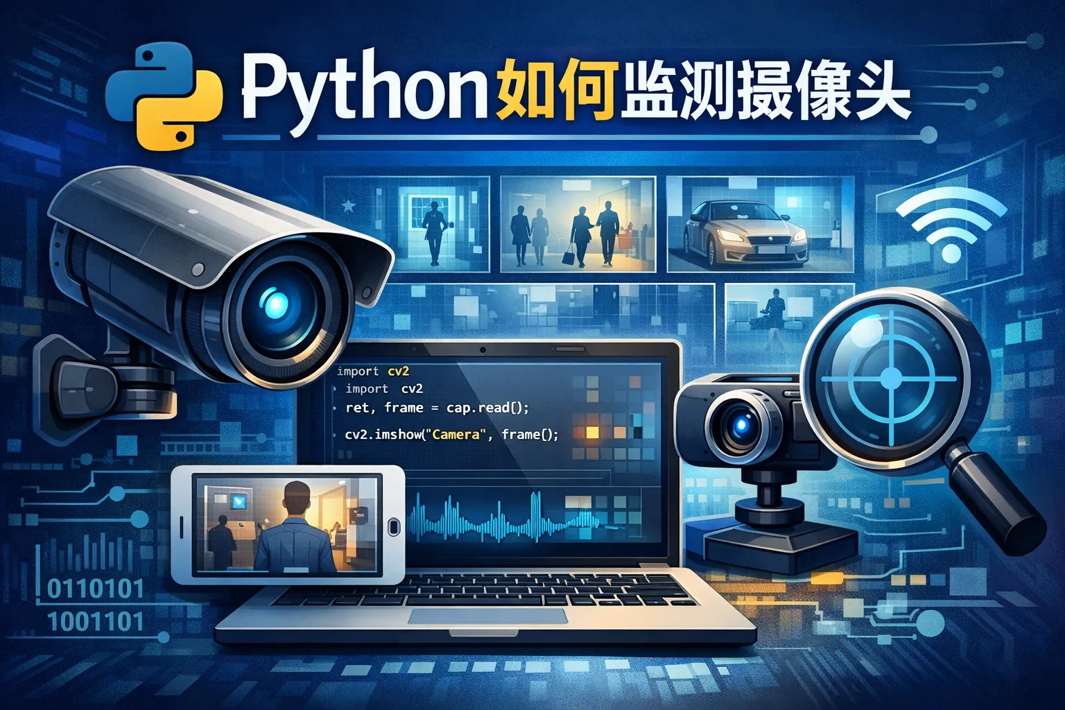 python如何监测摄像头