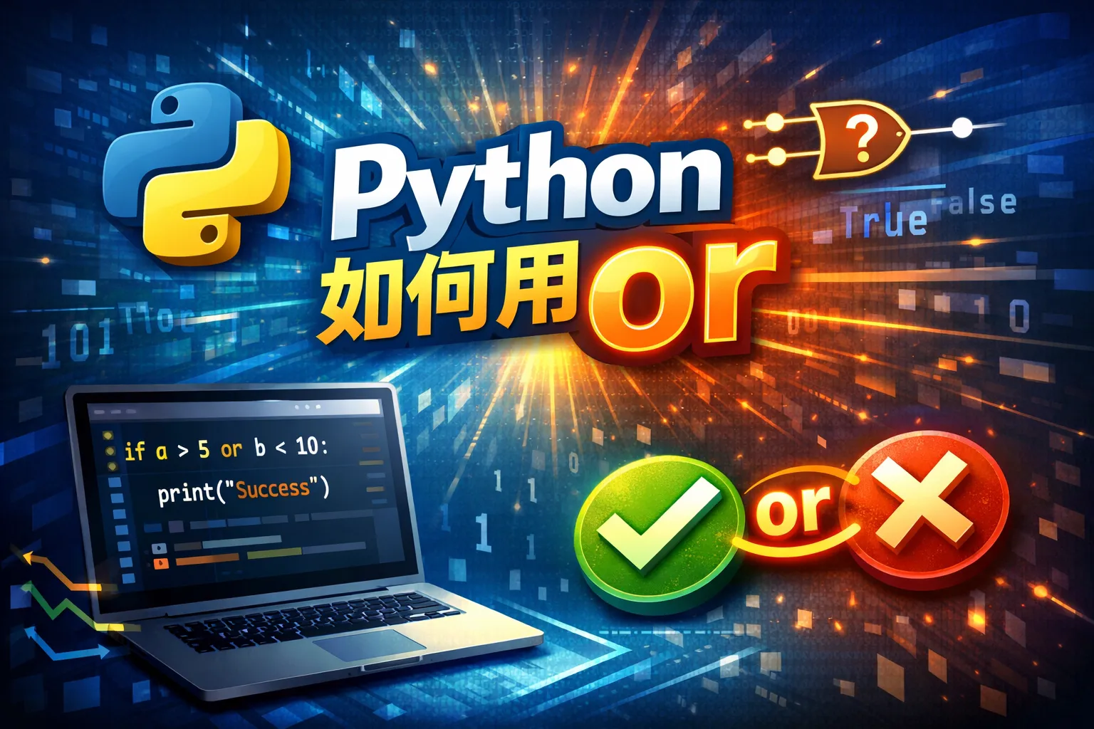 python如何用or