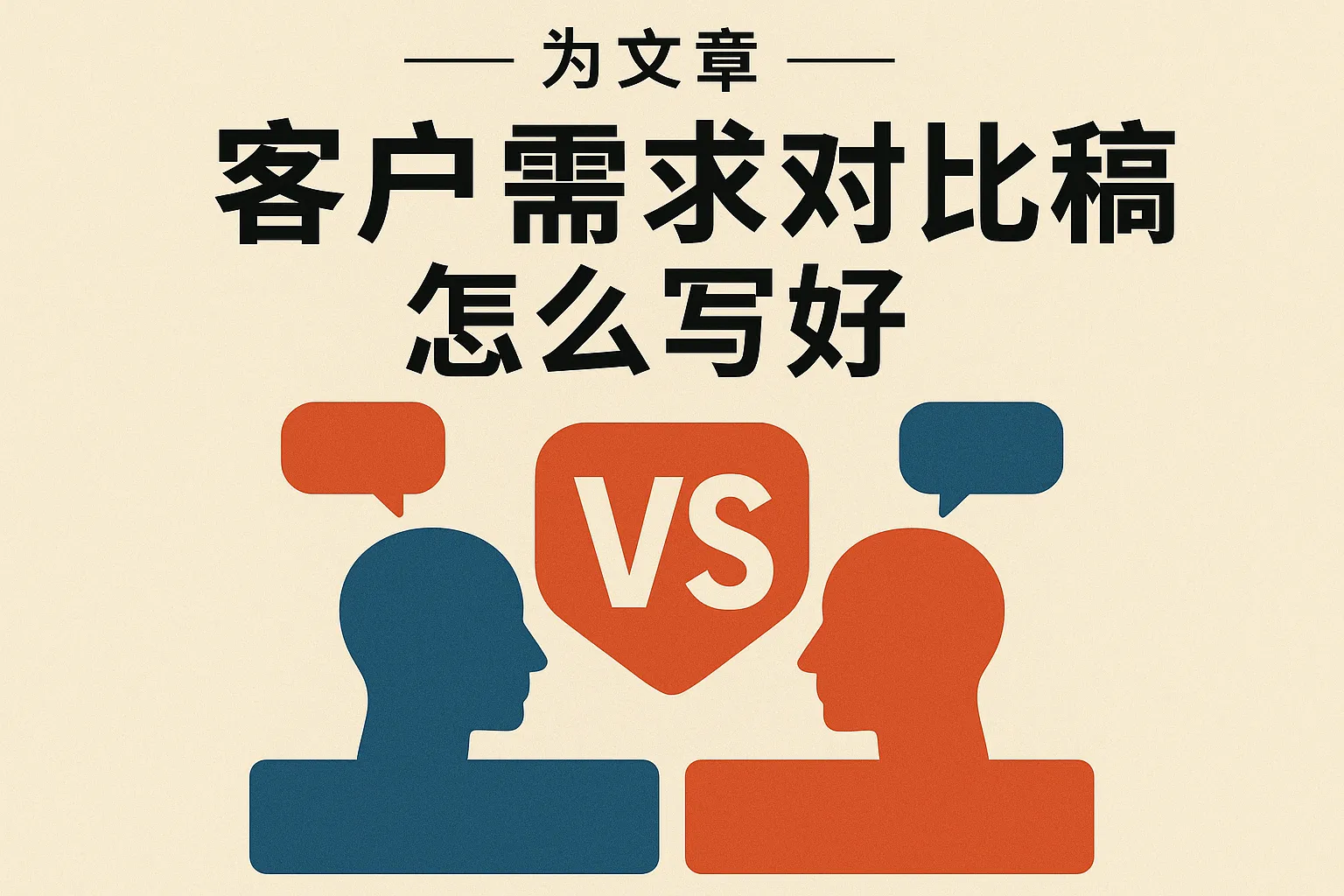 客户需求对比稿怎么写好