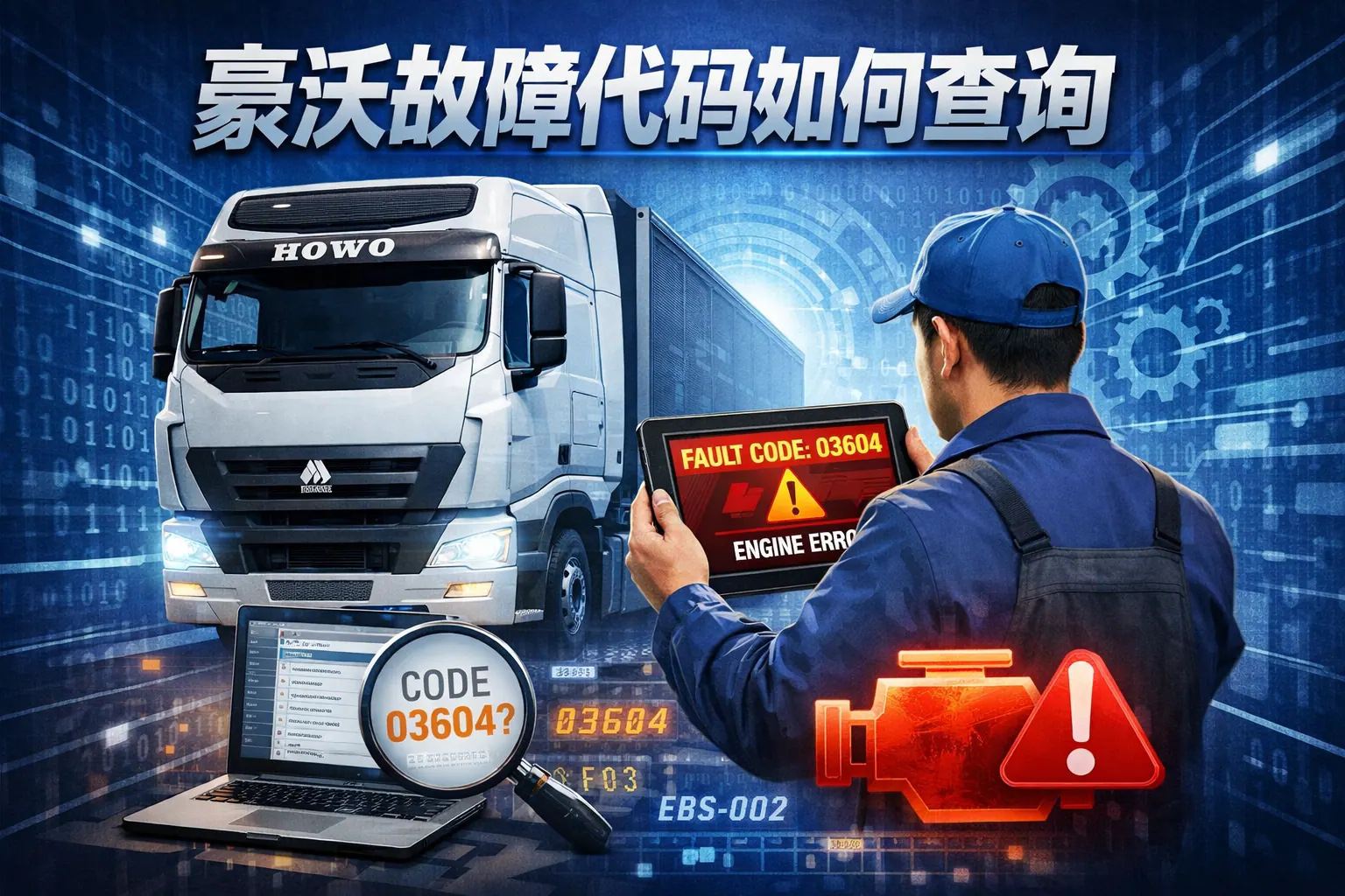 豪沃故障代码如何查询