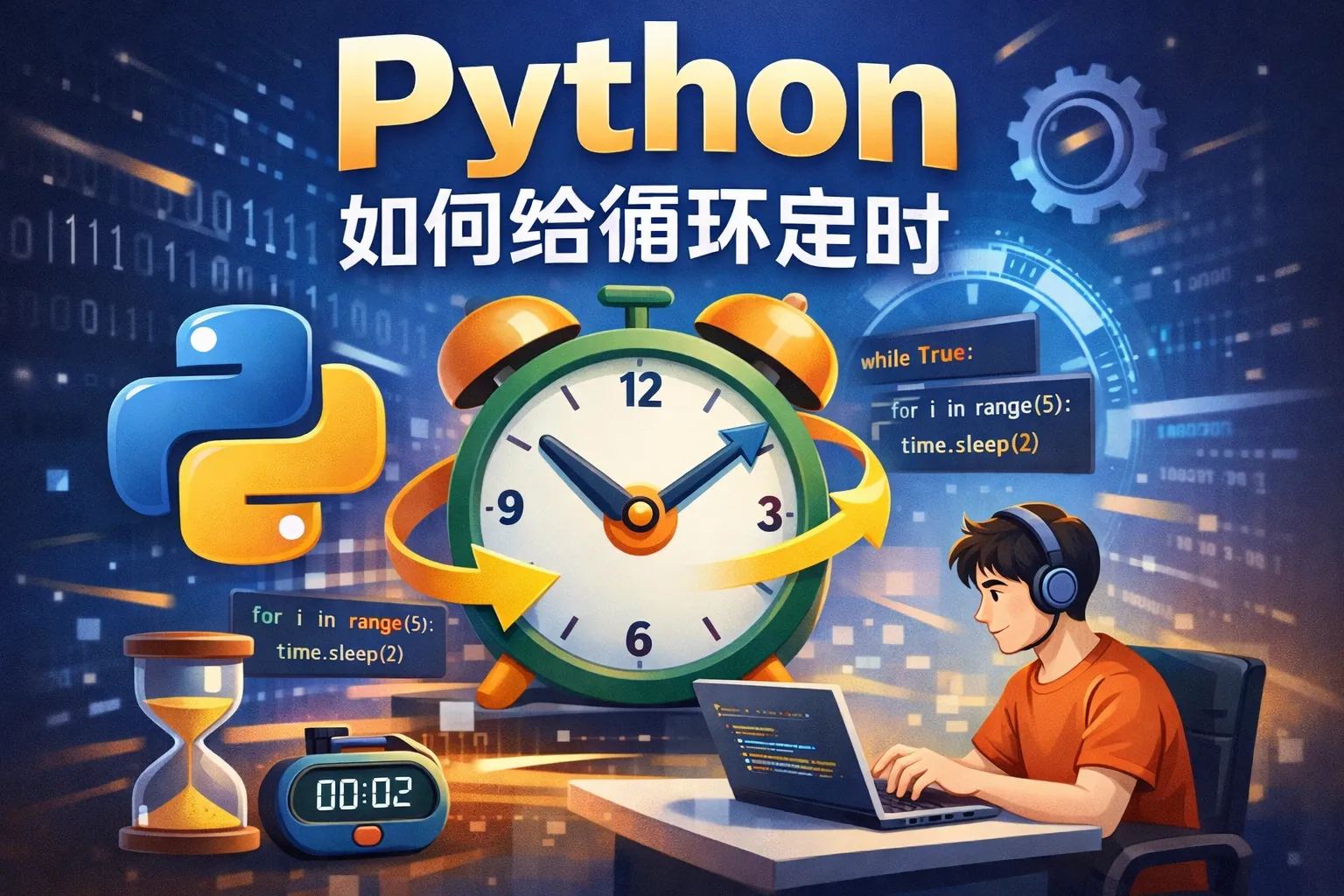 python如何给循环定时