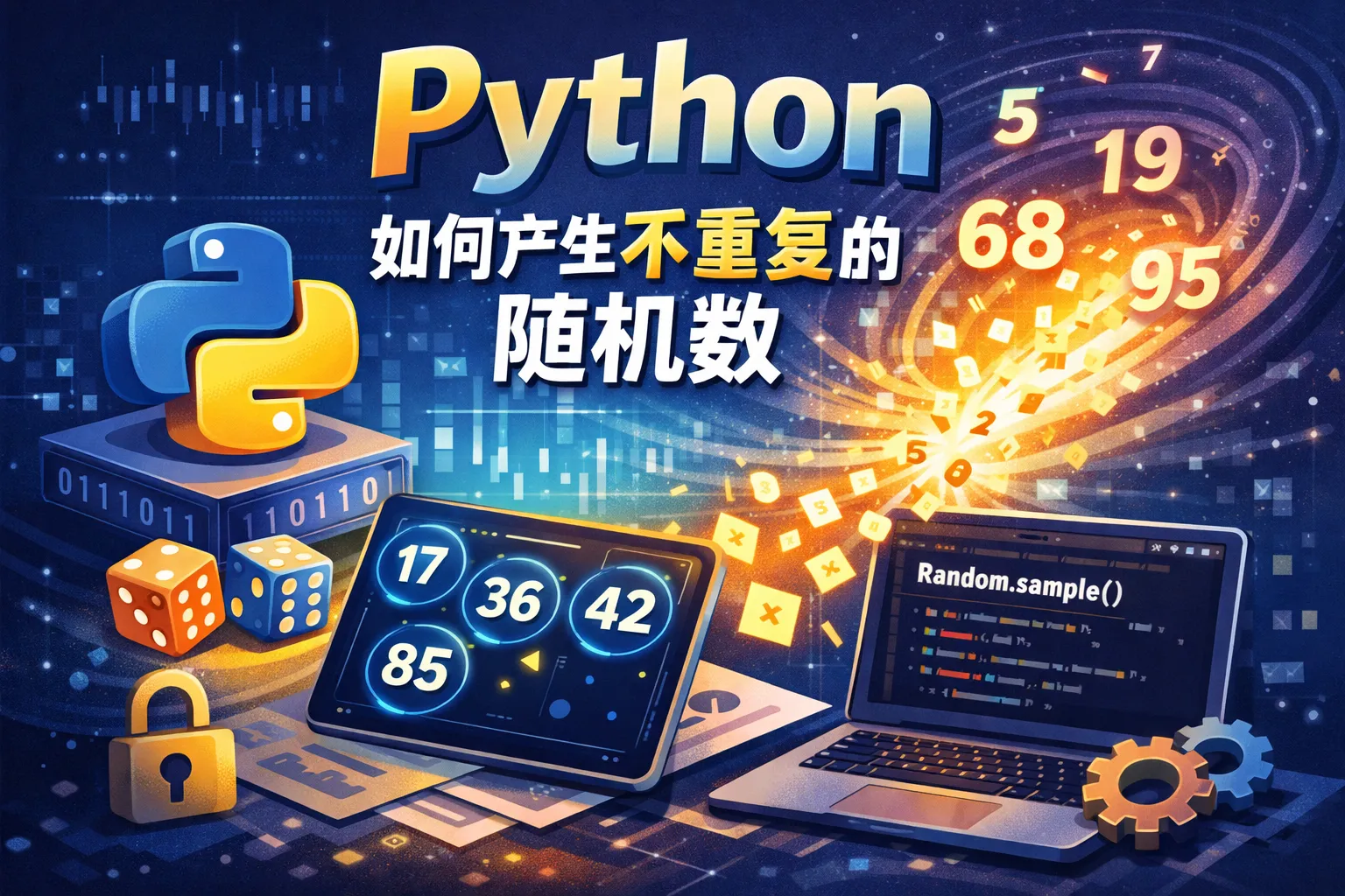 python如何产生不重复的随机数
