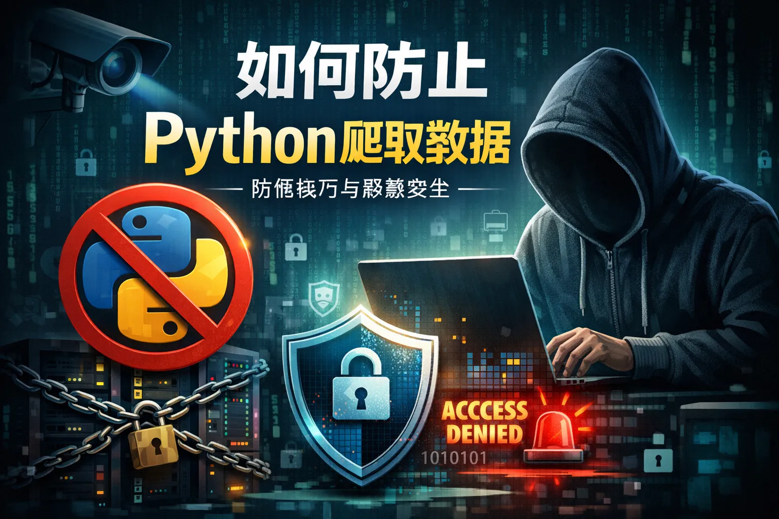 如何防止python爬取数据