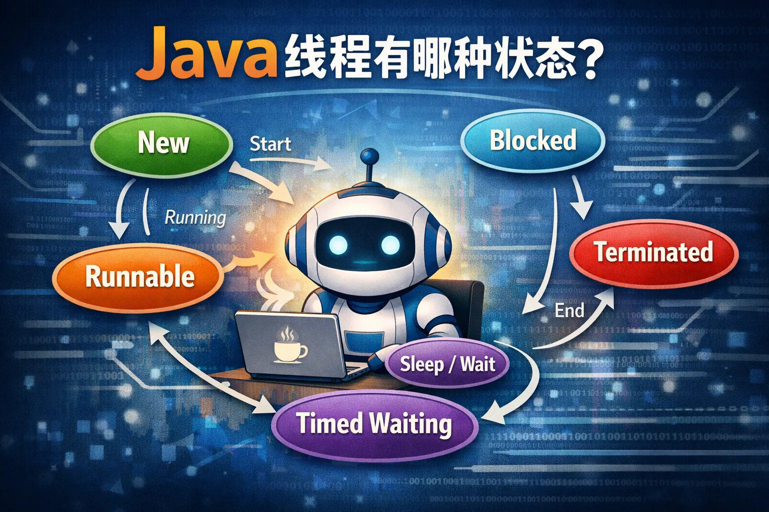 java线程有哪种状态