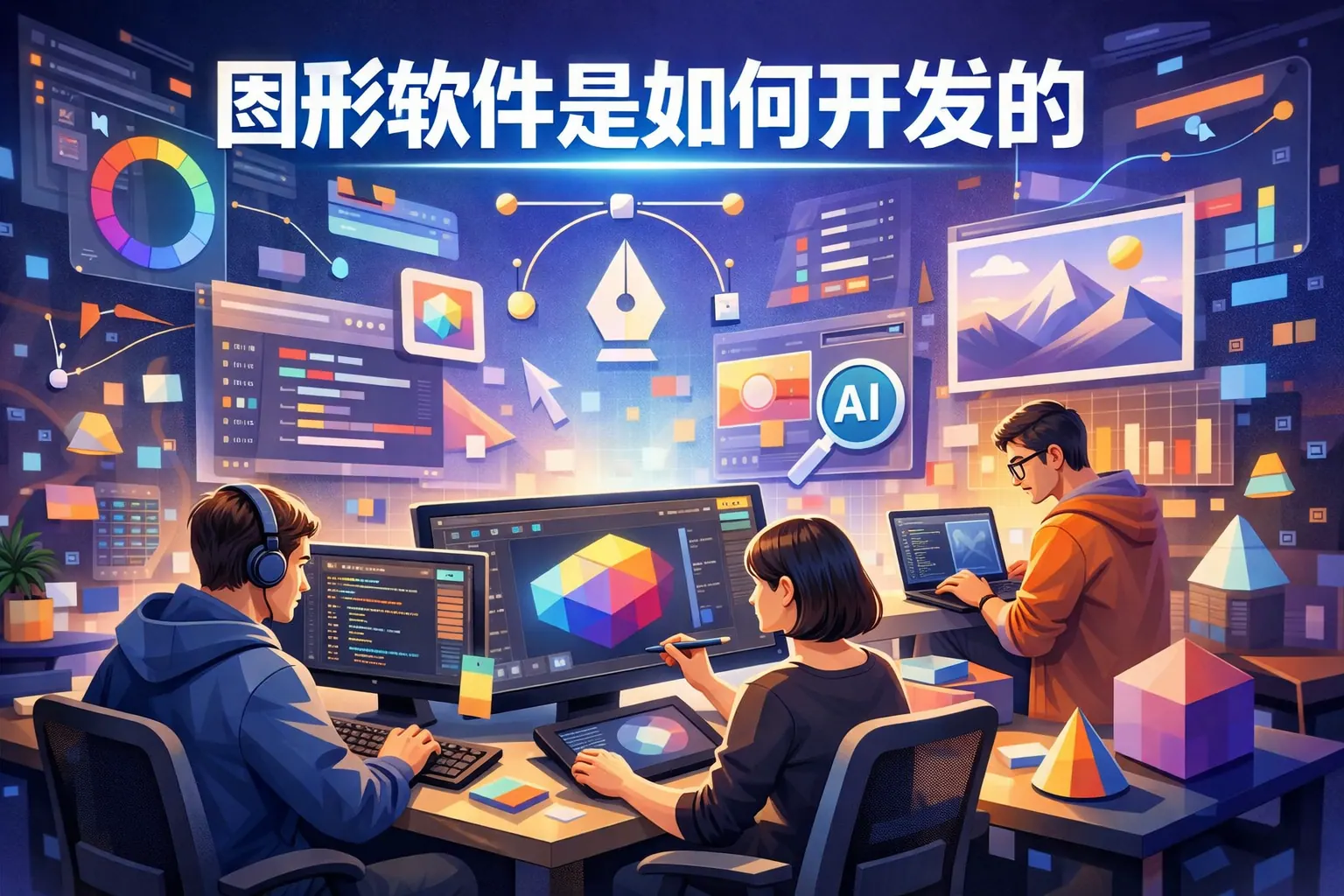 图形软件是如何开发的