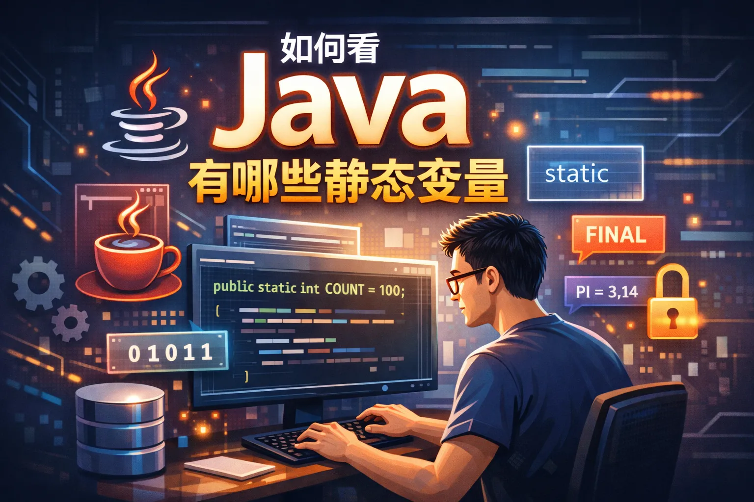 如何看java有哪些静态变量