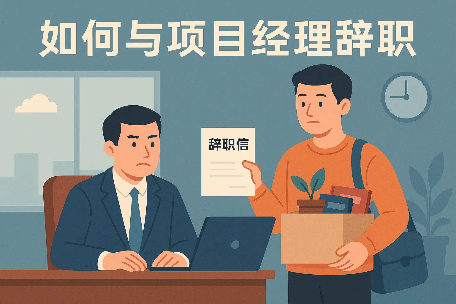 如何与项目经理辞职