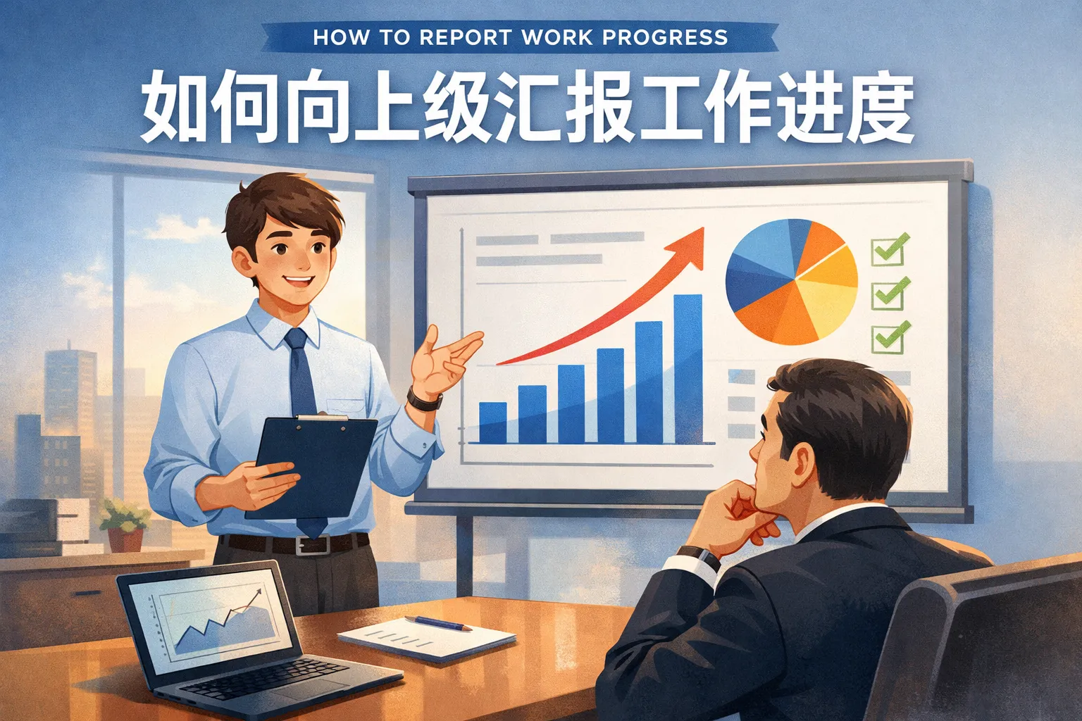 如何向上级汇报工作进度