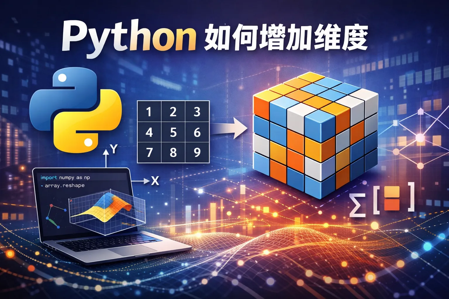 python 如何增加维度