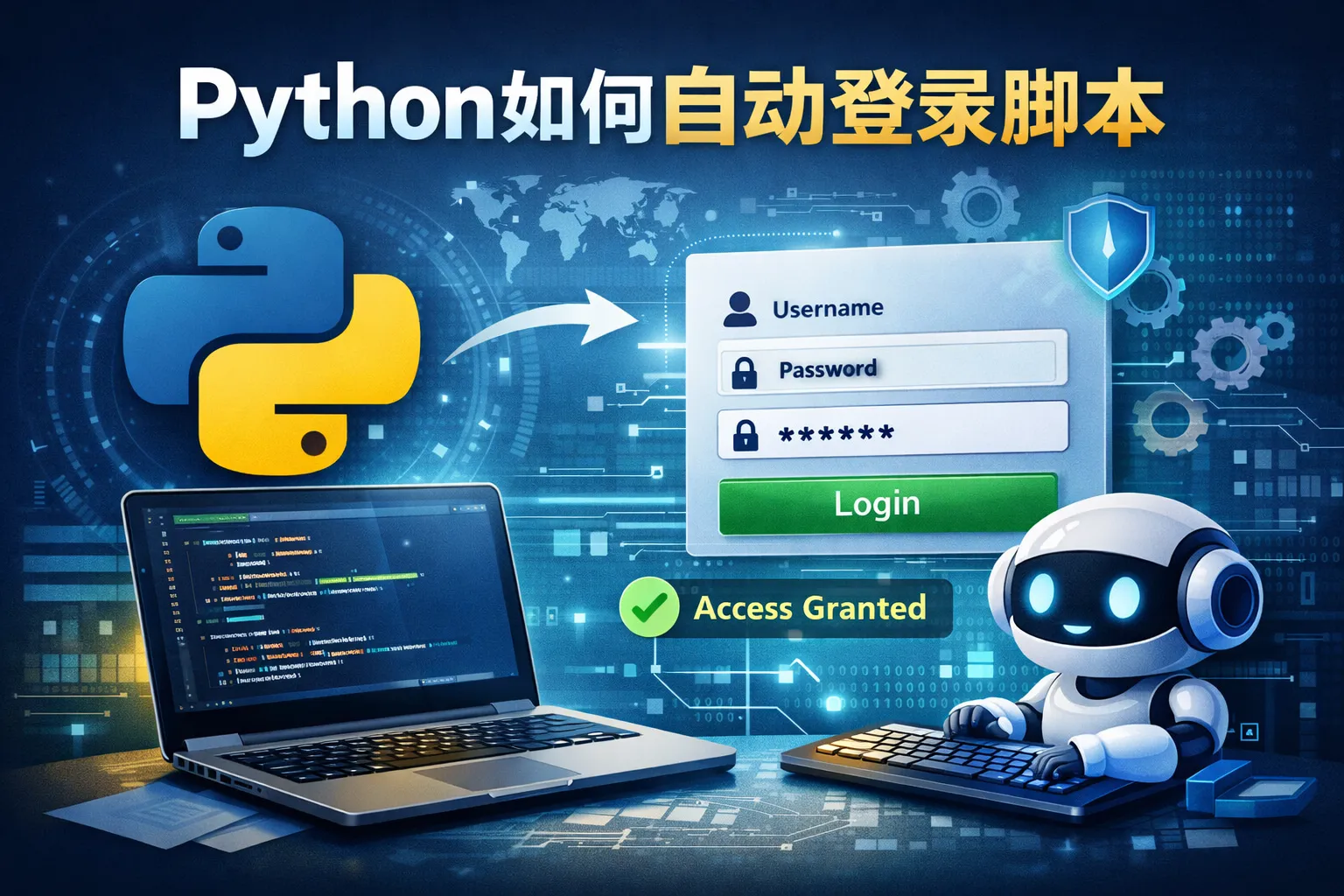 python如何自动登录脚本
