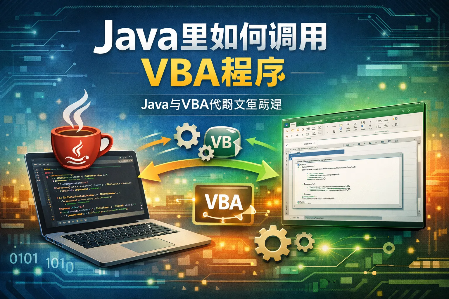 java里如何调用vba程序