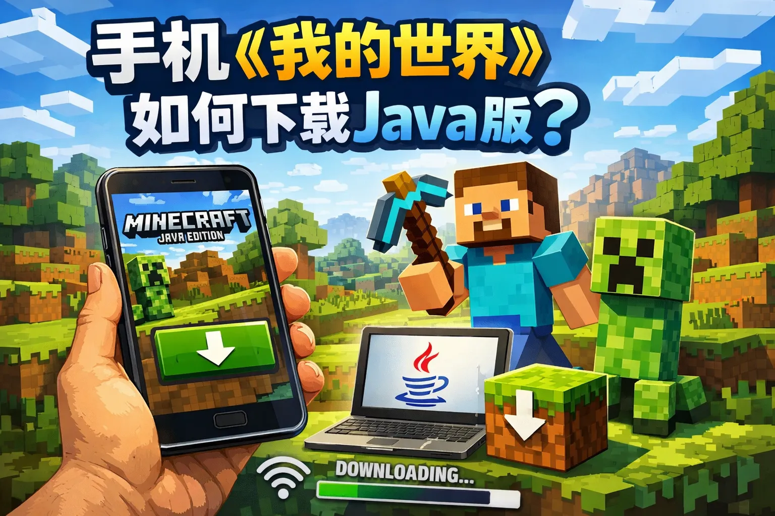 手机我的世界如何下载java