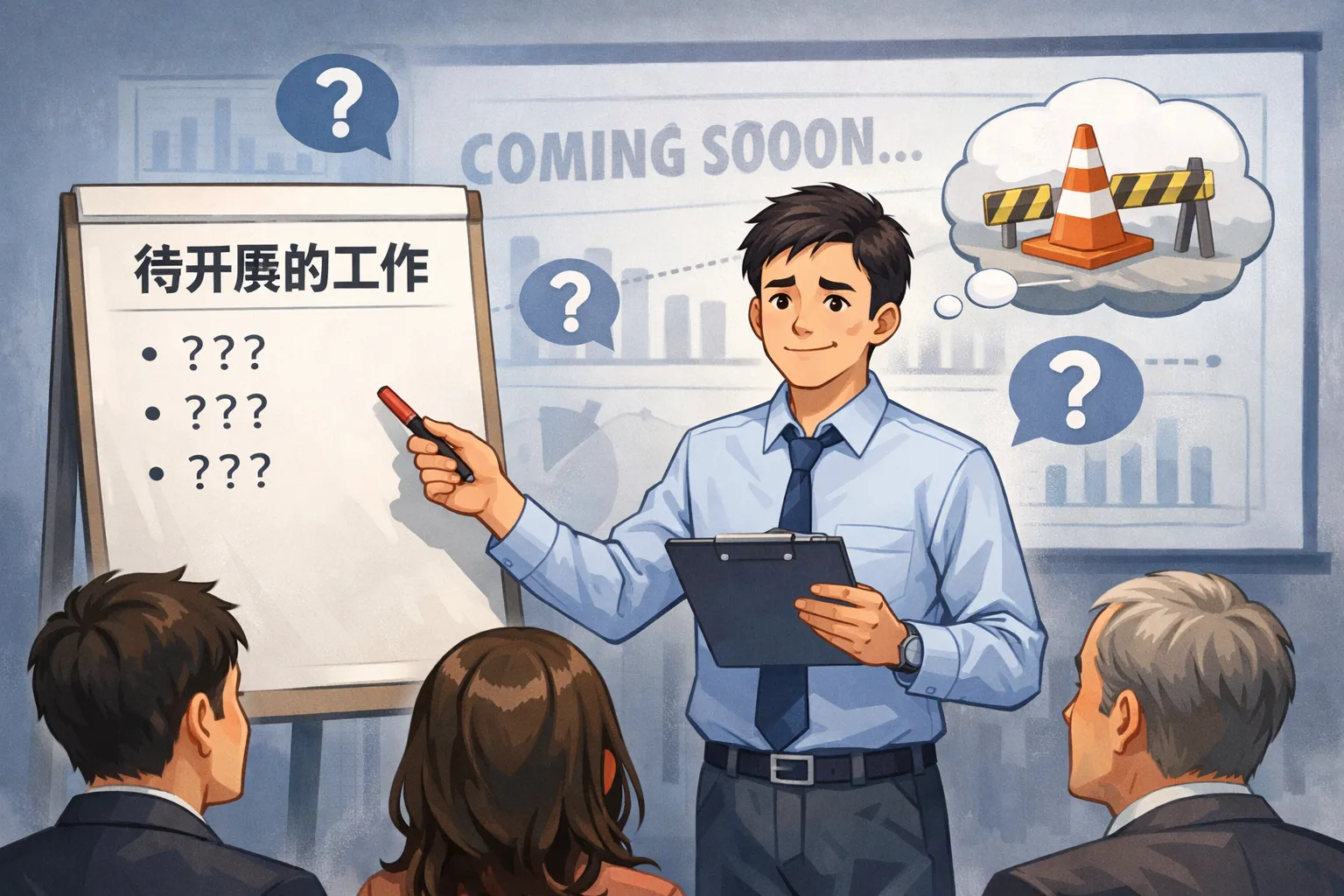 如何汇报还没开展的工作