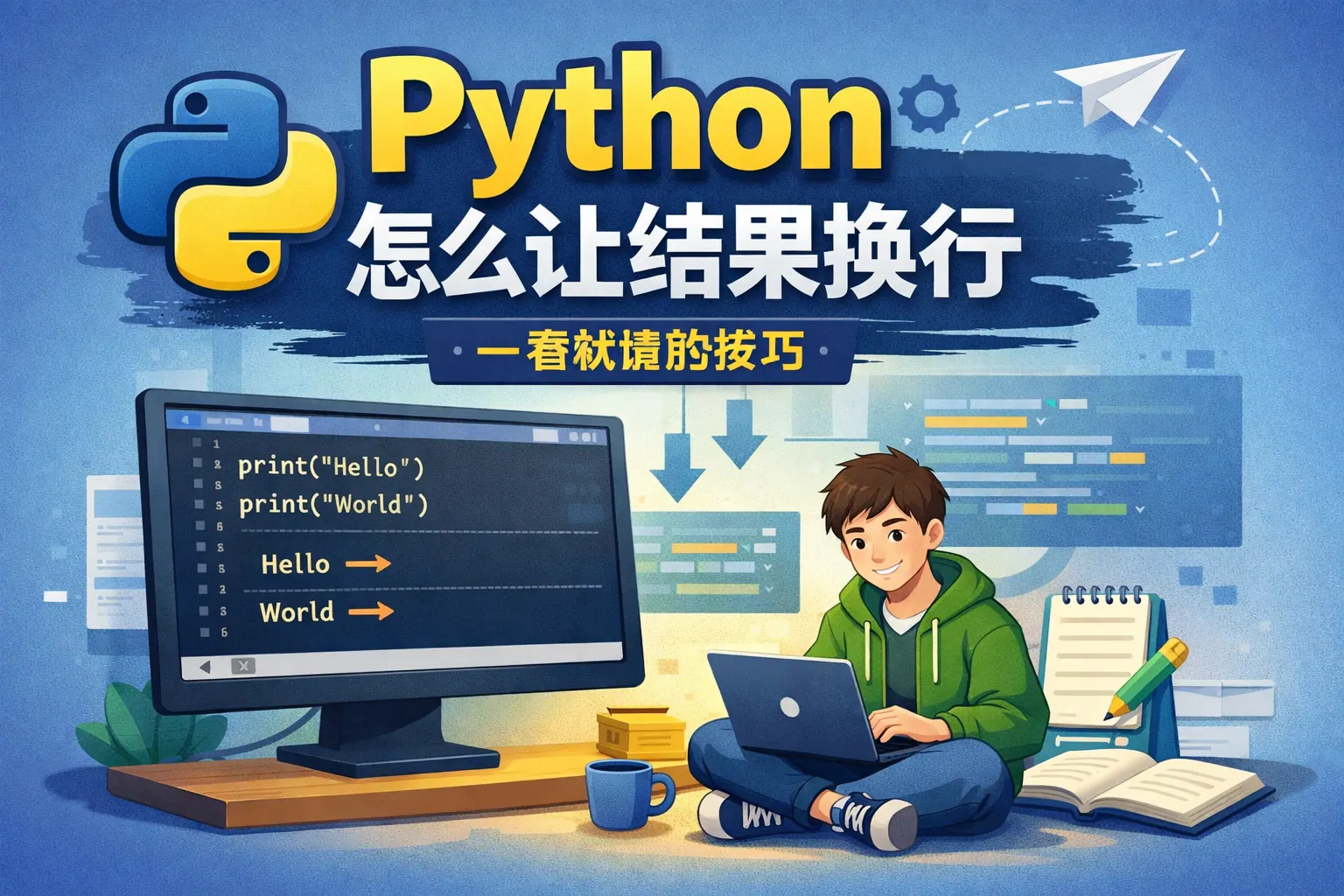 Python怎么让结果换行