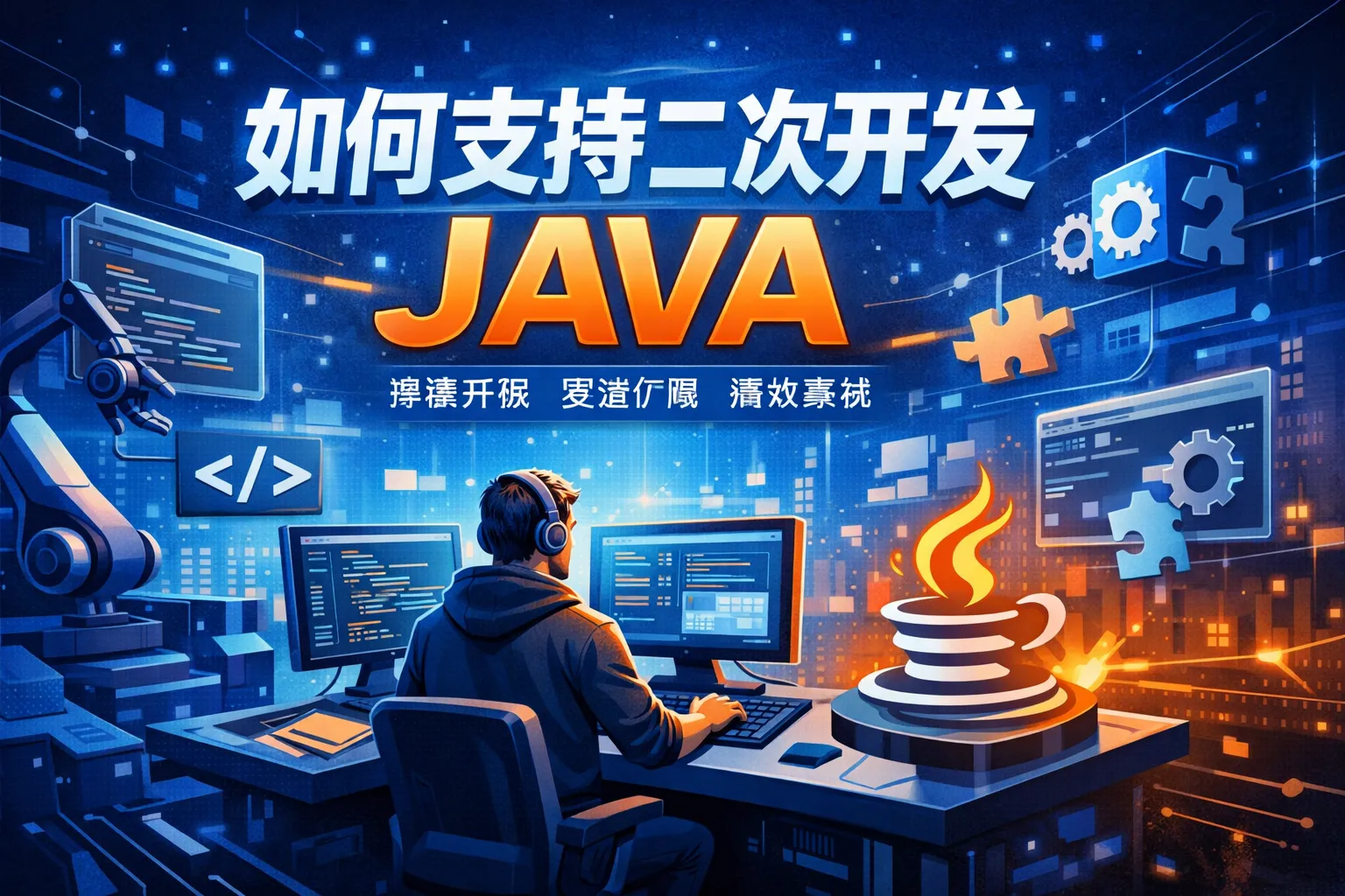如何支持二次开发 java
