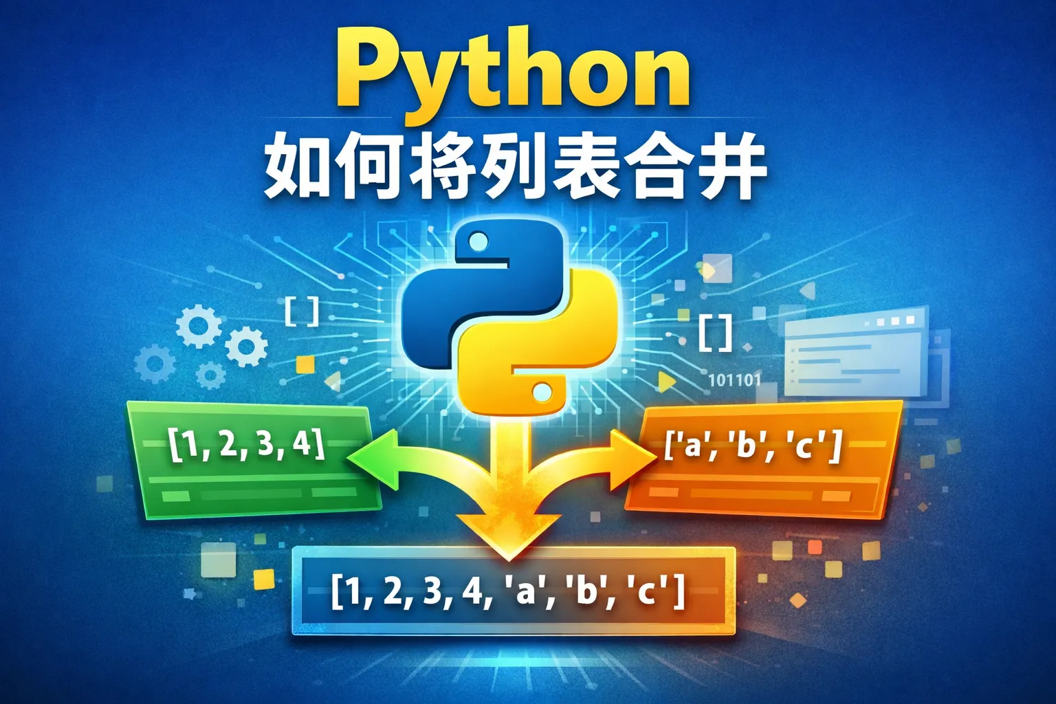 Python如何将列表合并