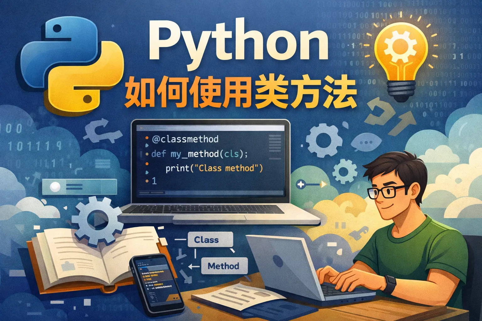 python如何使用类方法