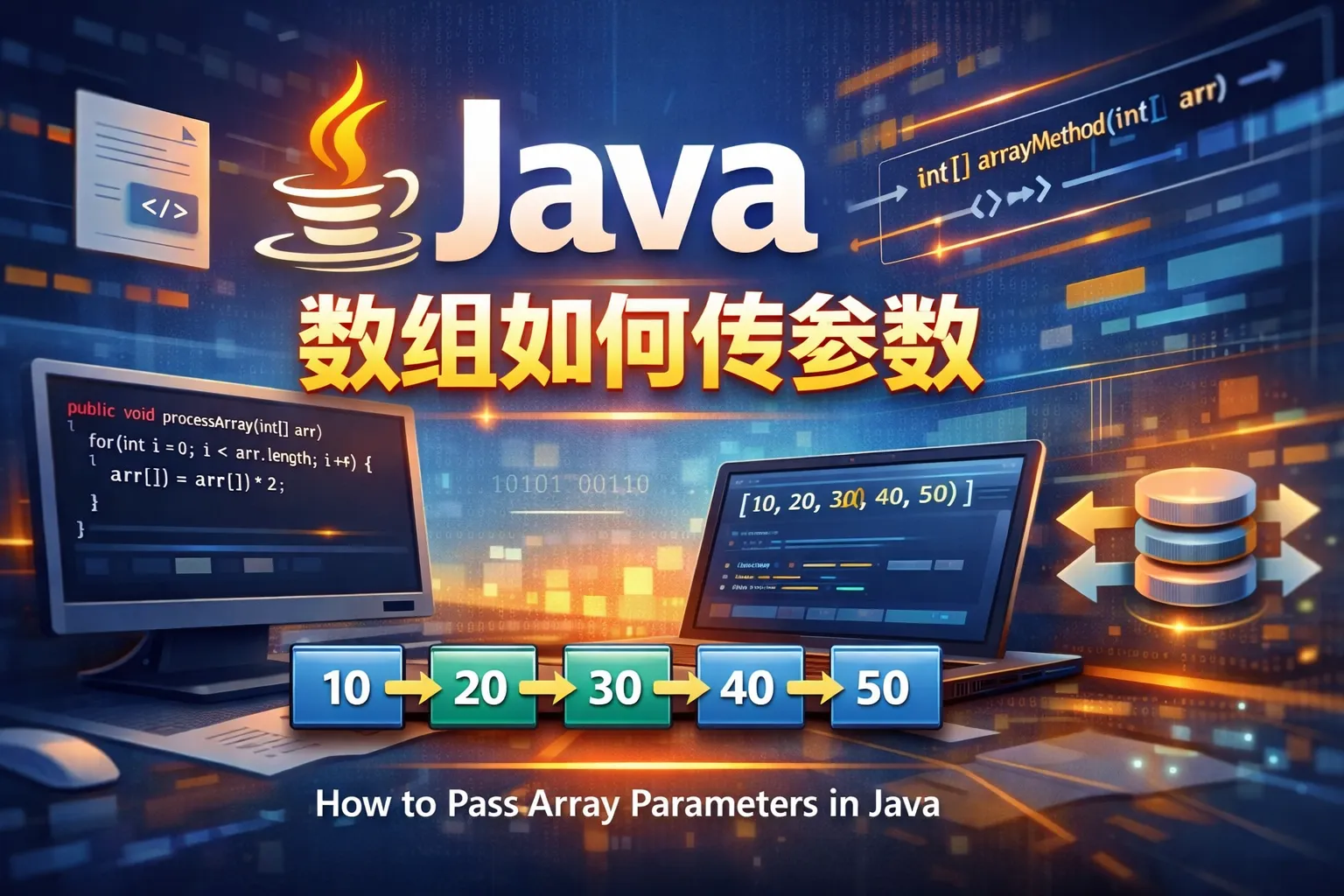 java数组如何传参数