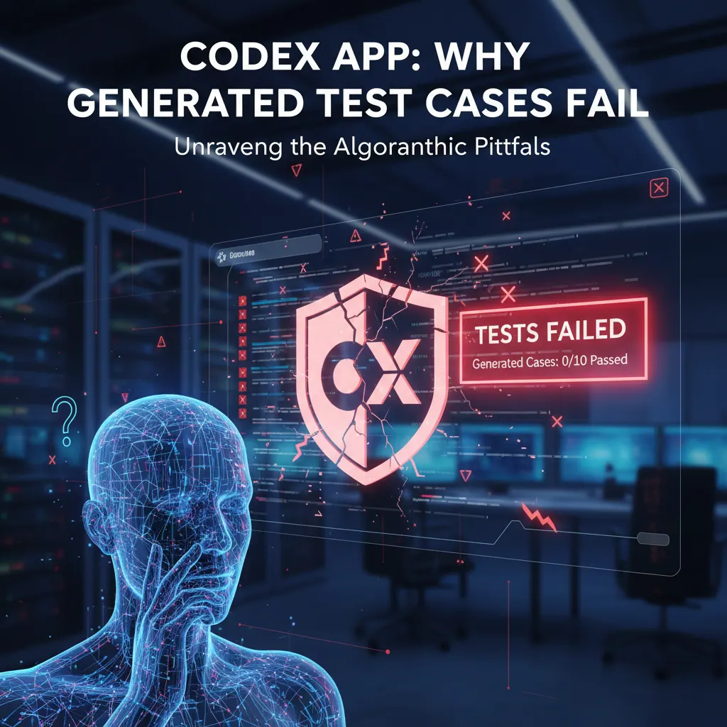 Codex Ap Codex App 为什么生成的测试用例失败