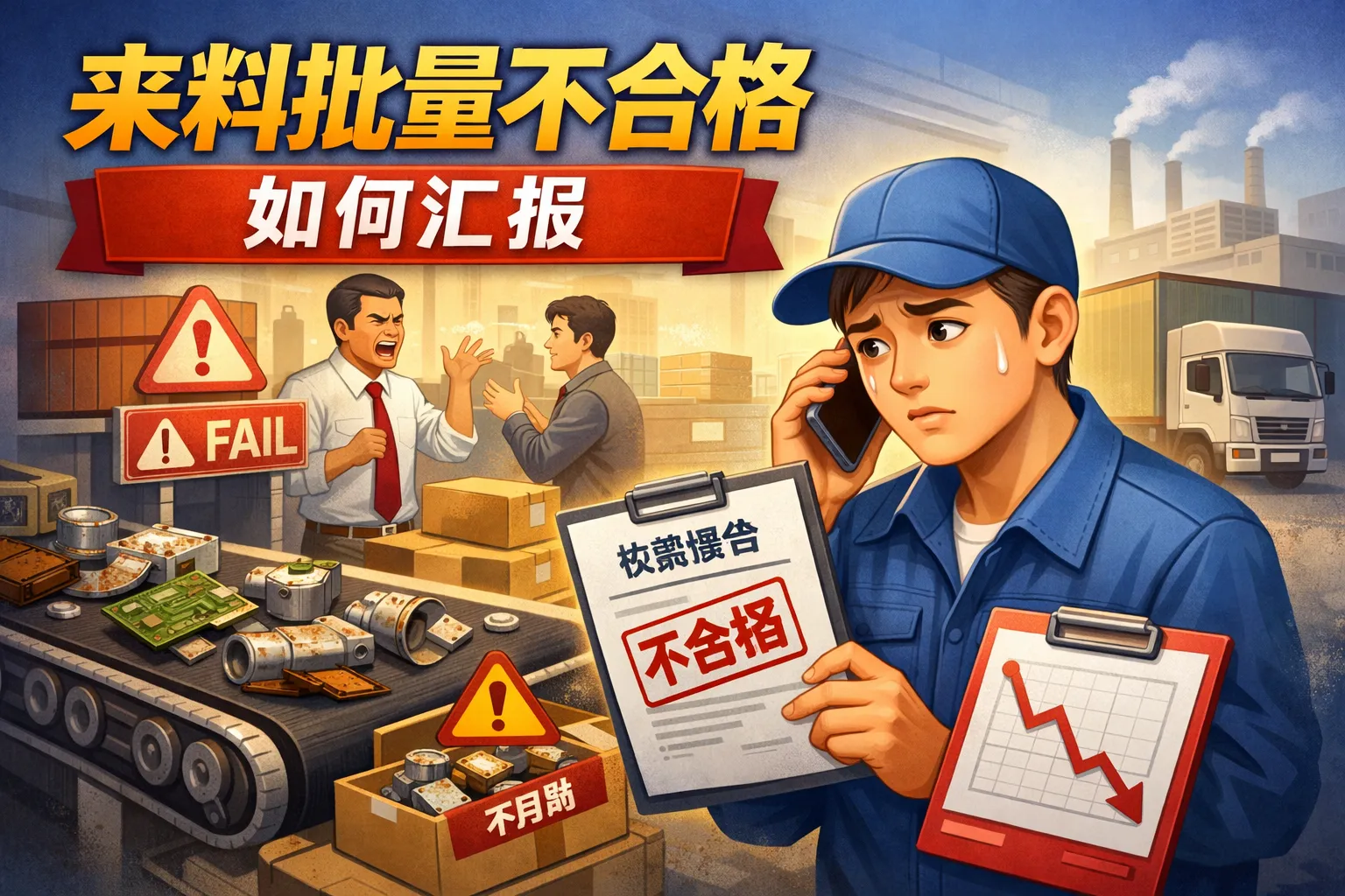 来料批量不合格如何汇报