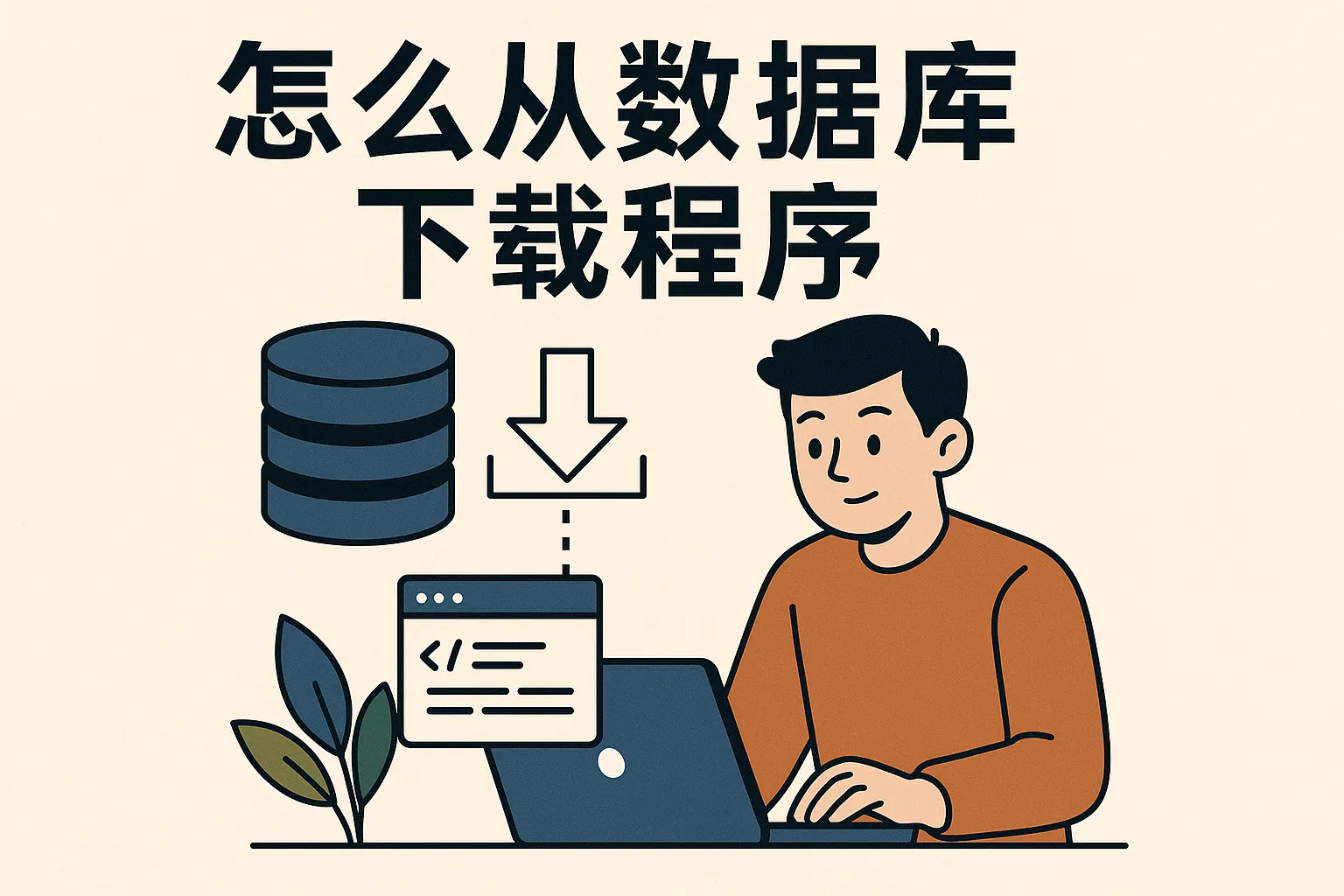 怎么从数据库下载程序