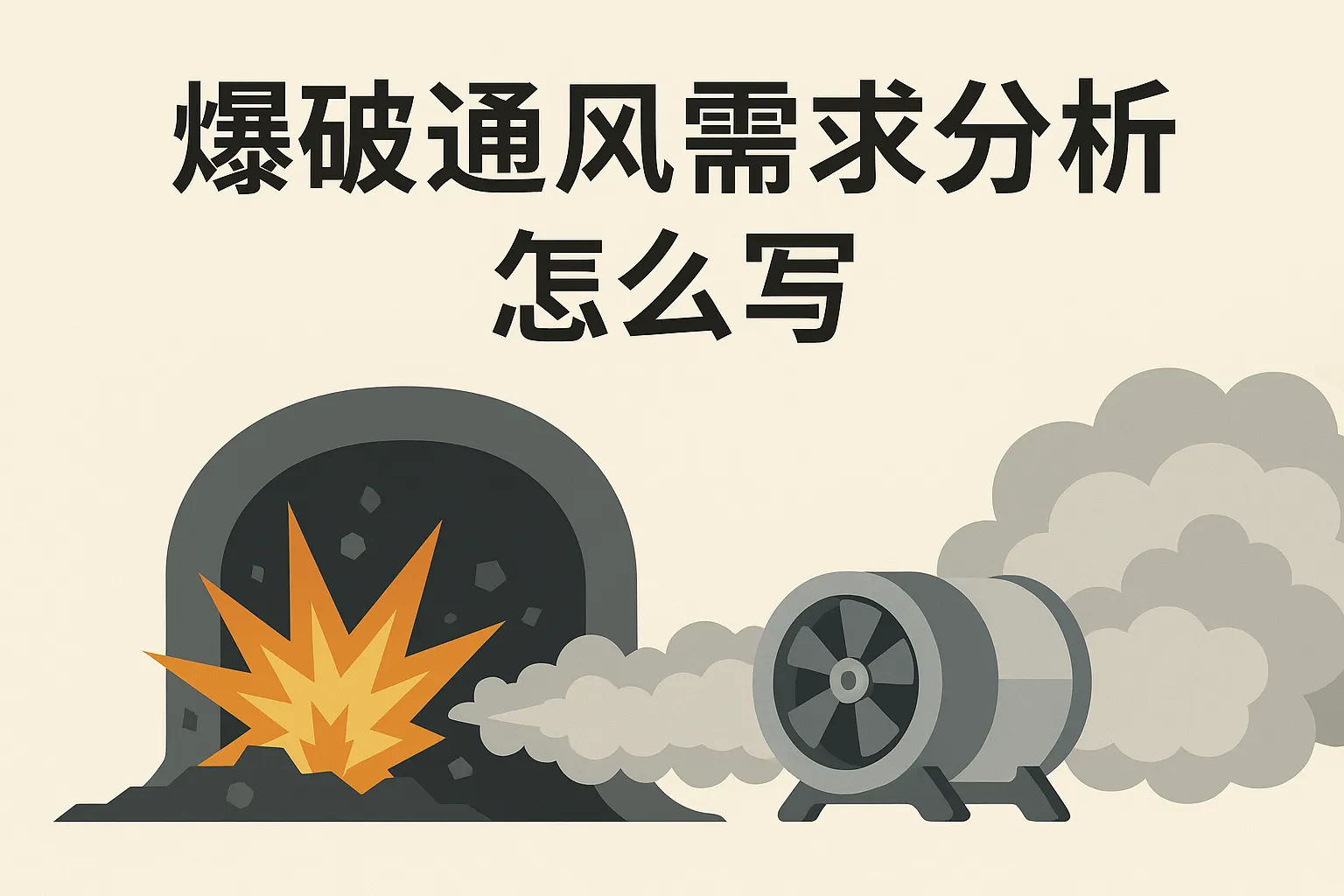 爆破通风需求分析怎么写