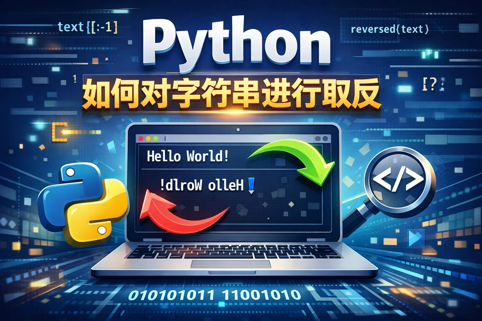 python如何对字符串进行取反