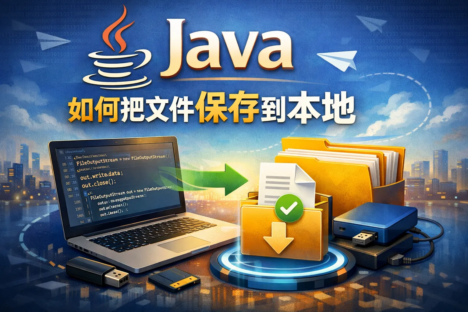 java如何把文件保存到本地
