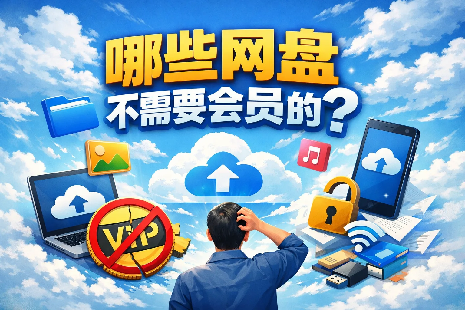 哪些网盘不需要会员的