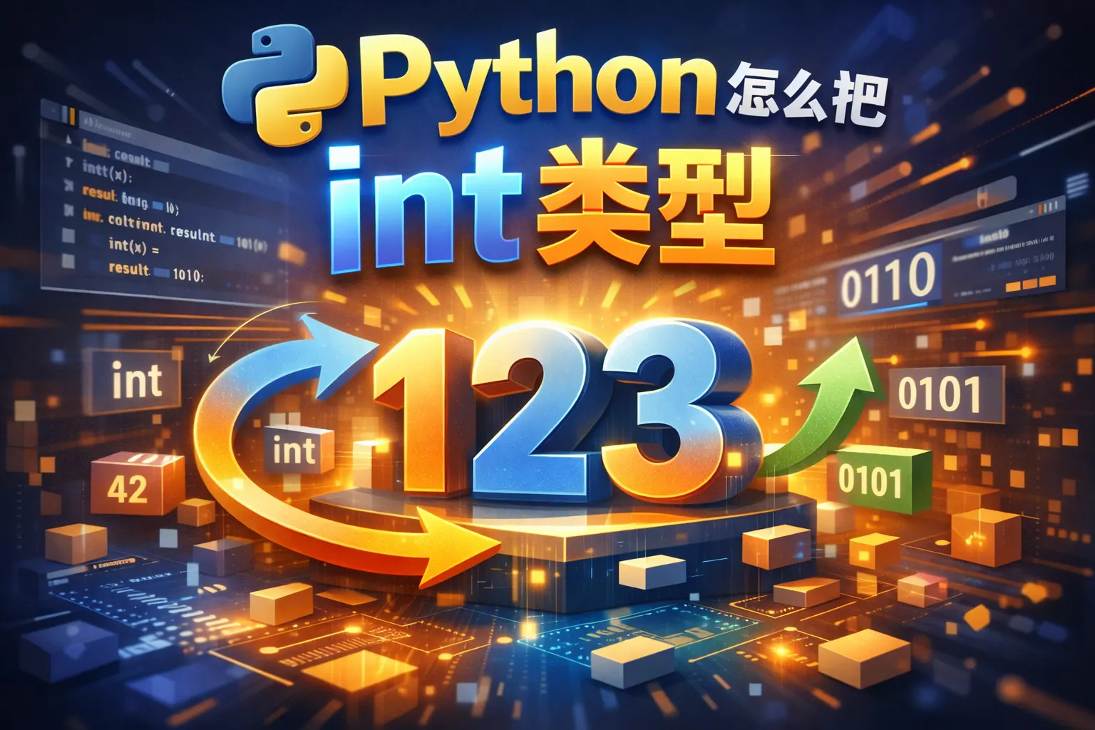 python 怎么把int类型